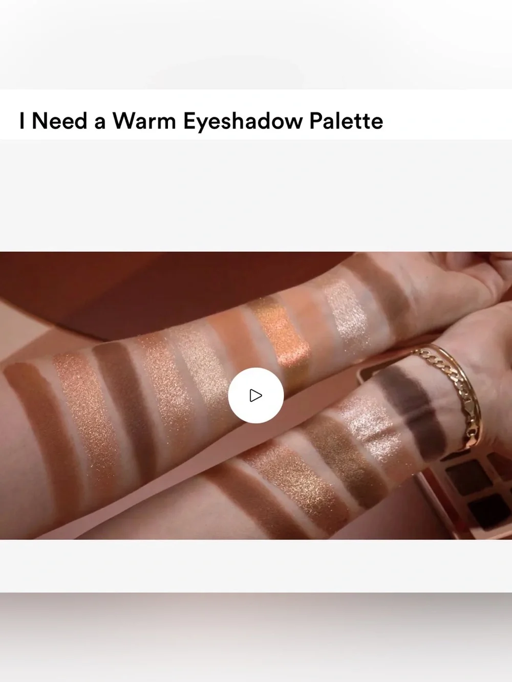 Natasha Denona I Need A Warm Palette Eyeshadow Palette NIB